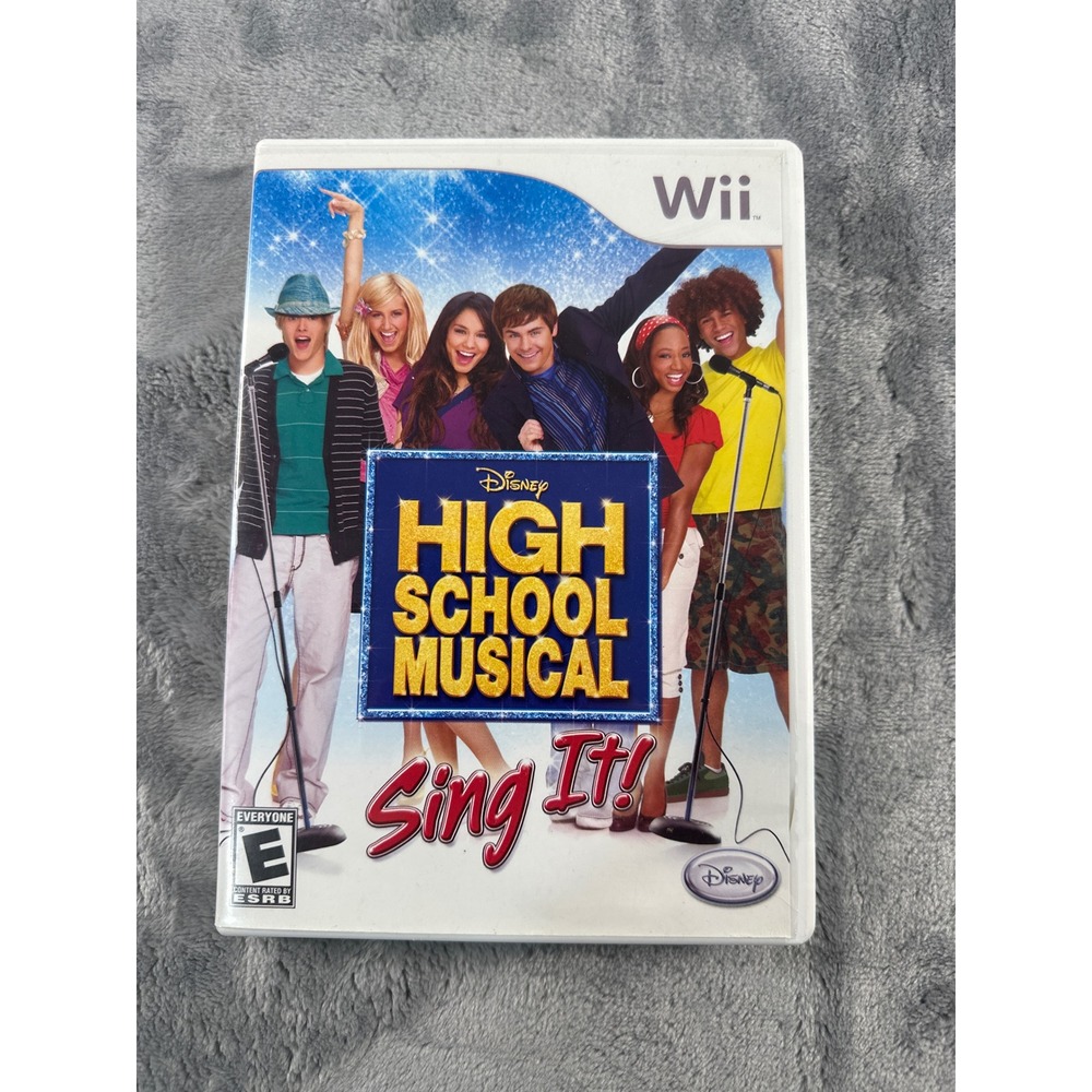 Disney High School Musical Sing It Nintendo Wii Game CIB Karaoke 2007 RVL P RIZE
